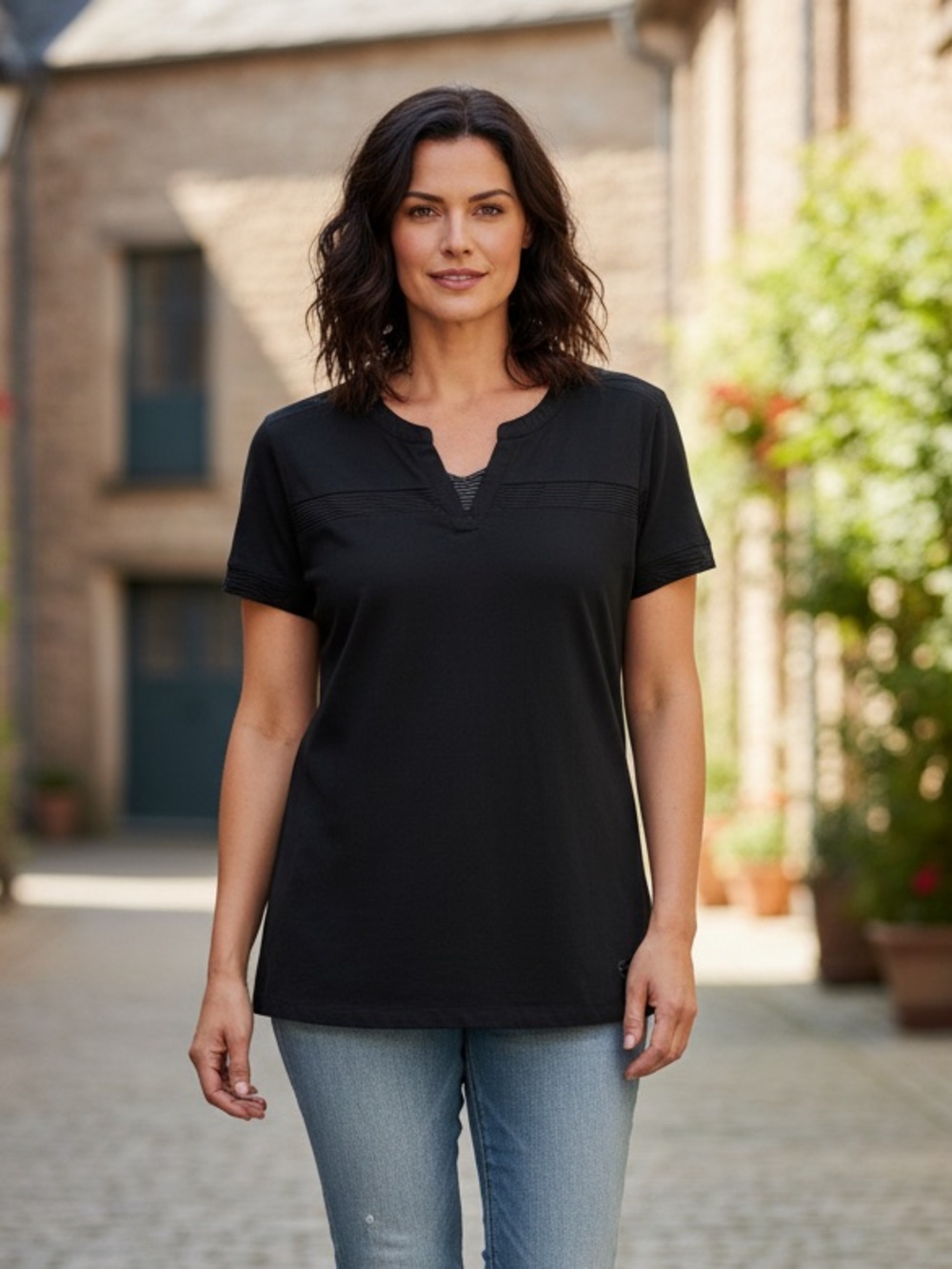Harley- Davidson Motorcycle Women's Black Short-Sleeve Top Size XL
